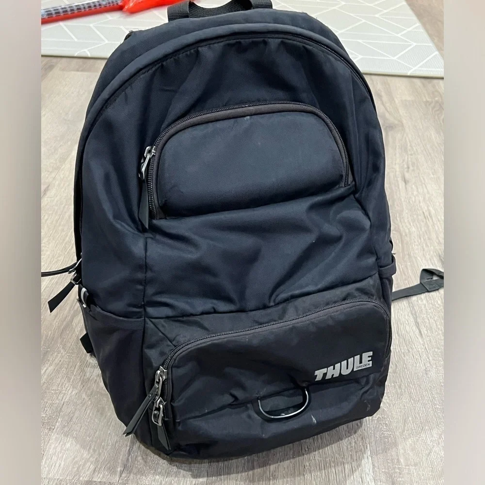 THULE 21L Departer Black Tactical Backpack Pouches and Protected Compartments